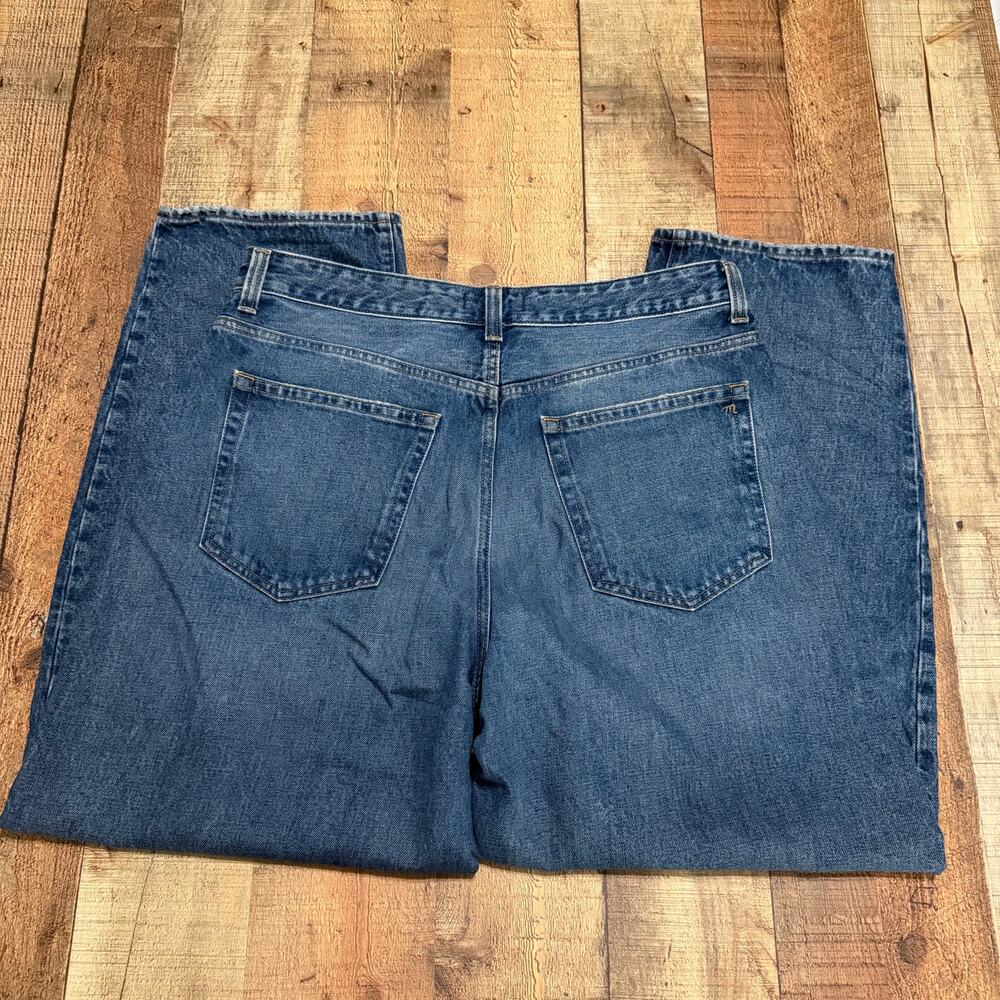 Madewell Women's Medium Denim The Curvy Balloon Jeans Sz 32 Horseshoe Streetwear - Picture 6 of 7